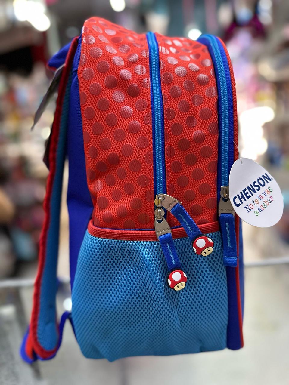 Mochila primaria Mario y Luigi Chenson