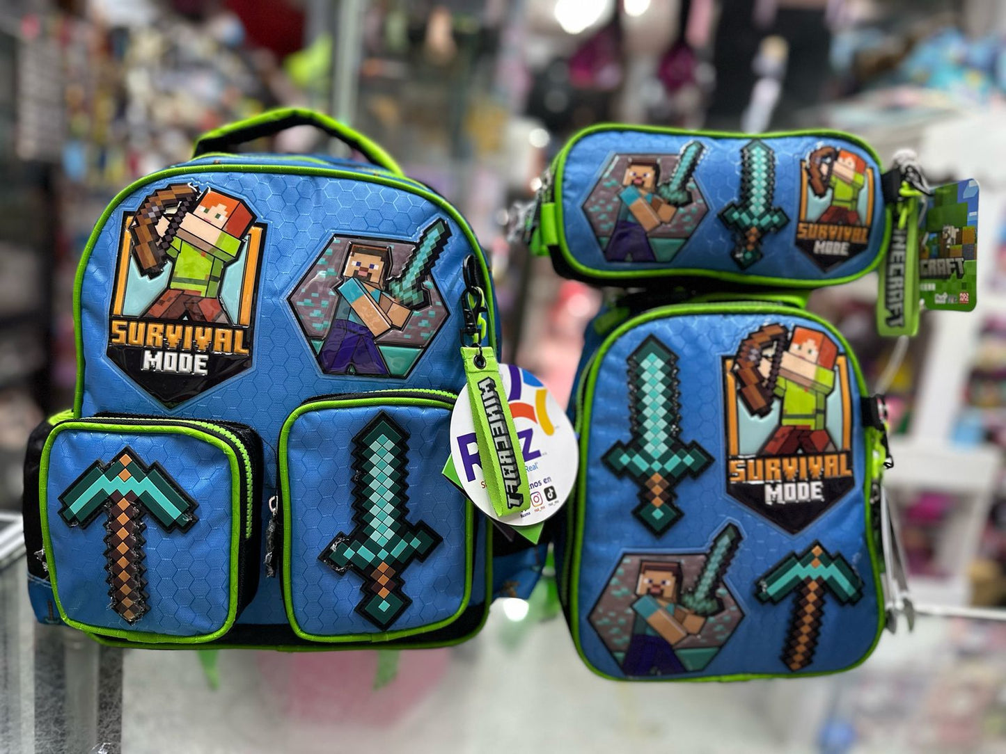 Combo kinder  Minecraft survival Ruz