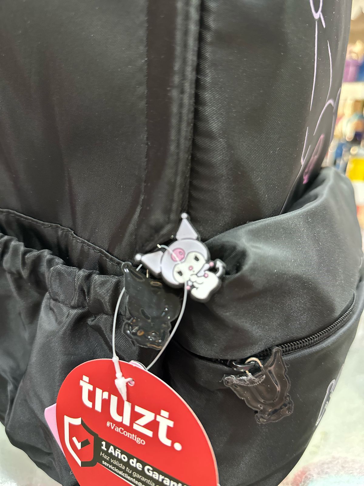 Mochila juvenil Kuromi silueta Ruz