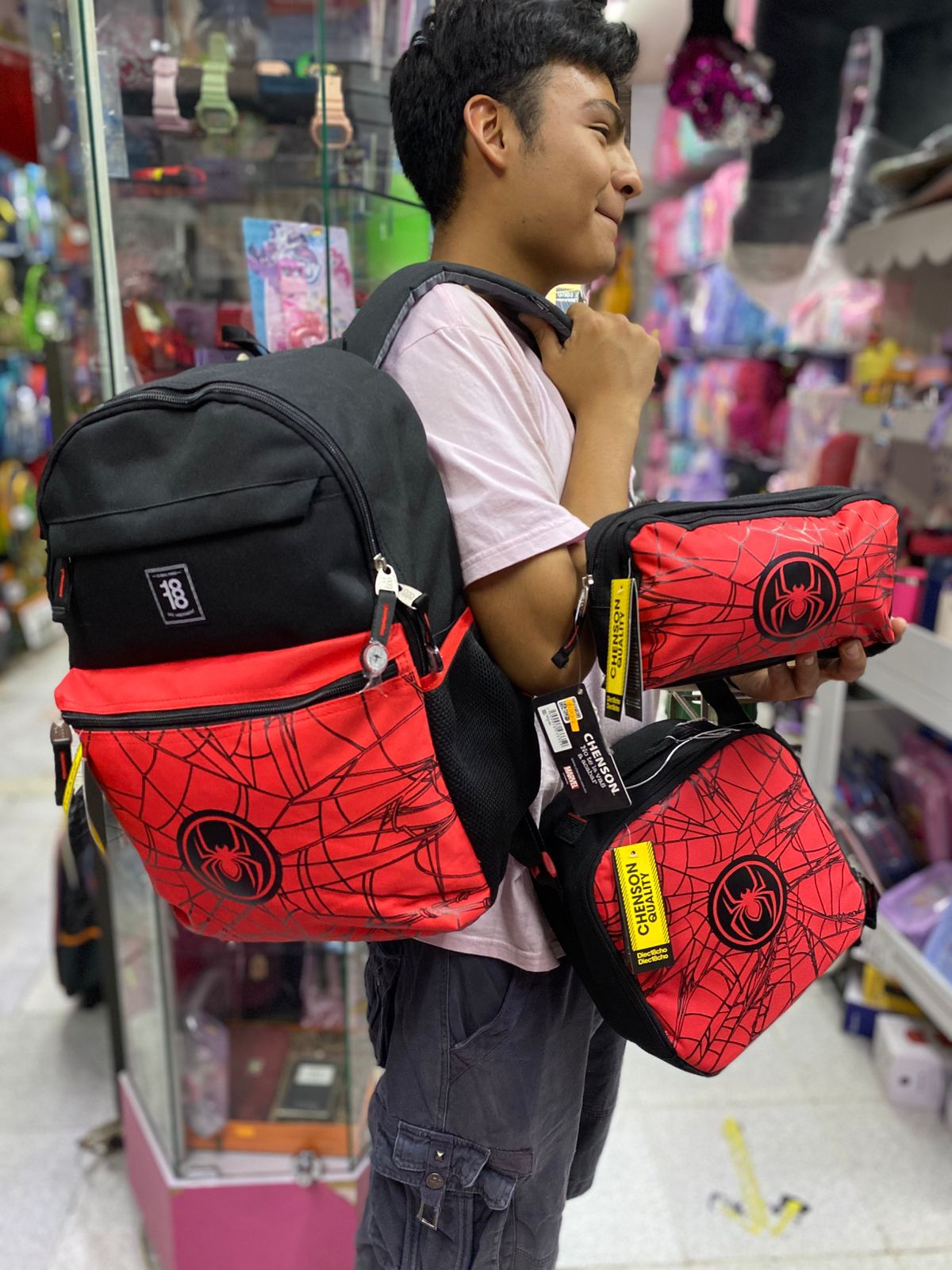 Combo primaria spiderman telaraña colors Chenson