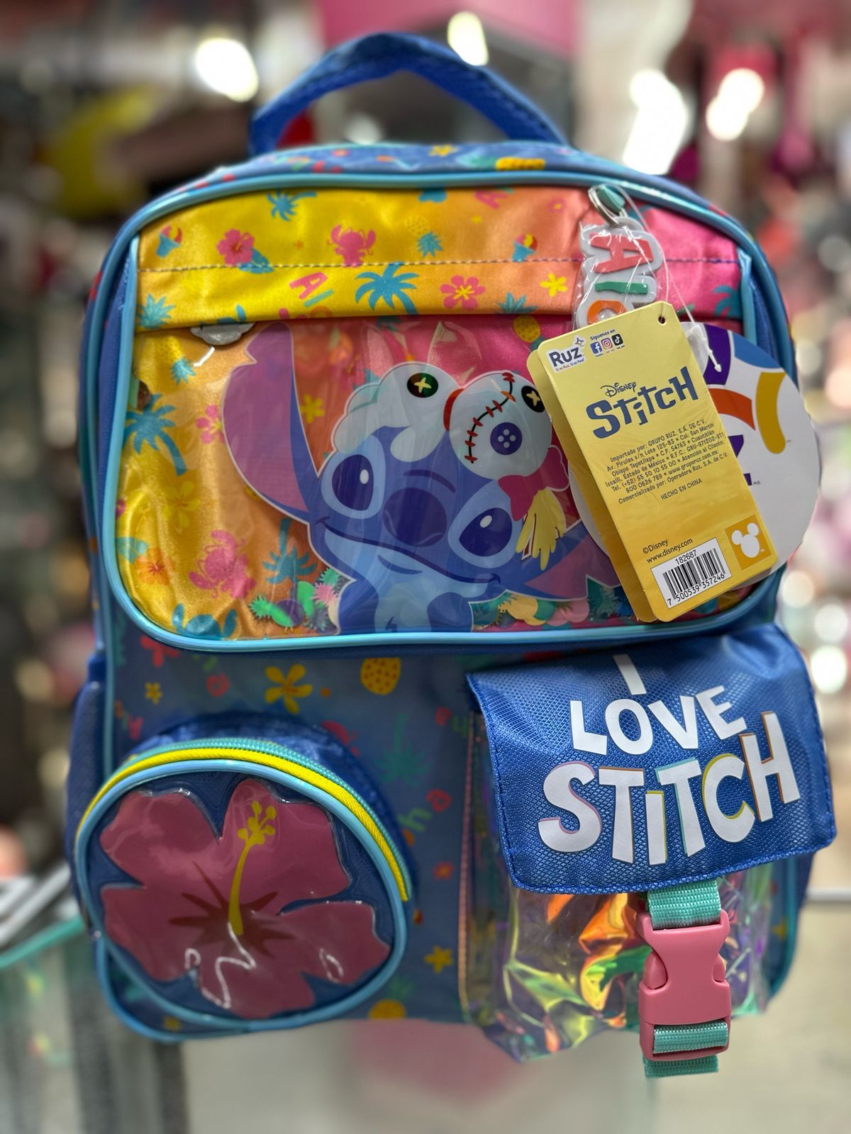 Combo primaria Stitch tornasol Ruz