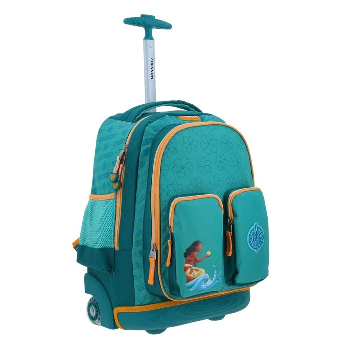Mochila carro premium primaria Moana olas Chenson
