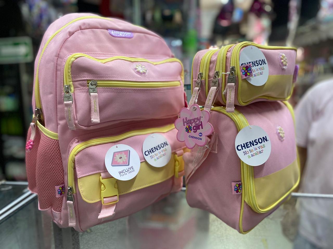 Combo juvenil clásico rosa chenson