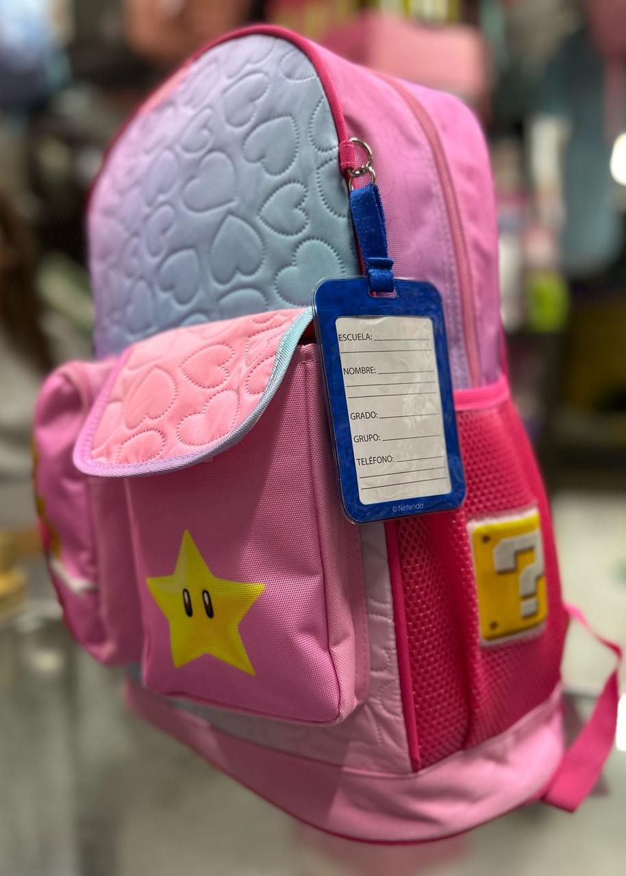 Mochila primaria peach
