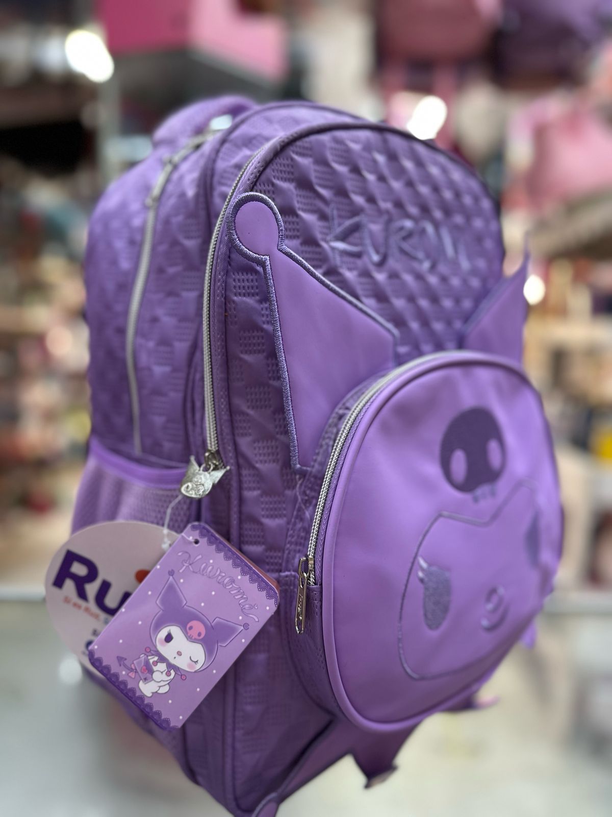 Combo primaria Kuromi textura lila Ruz