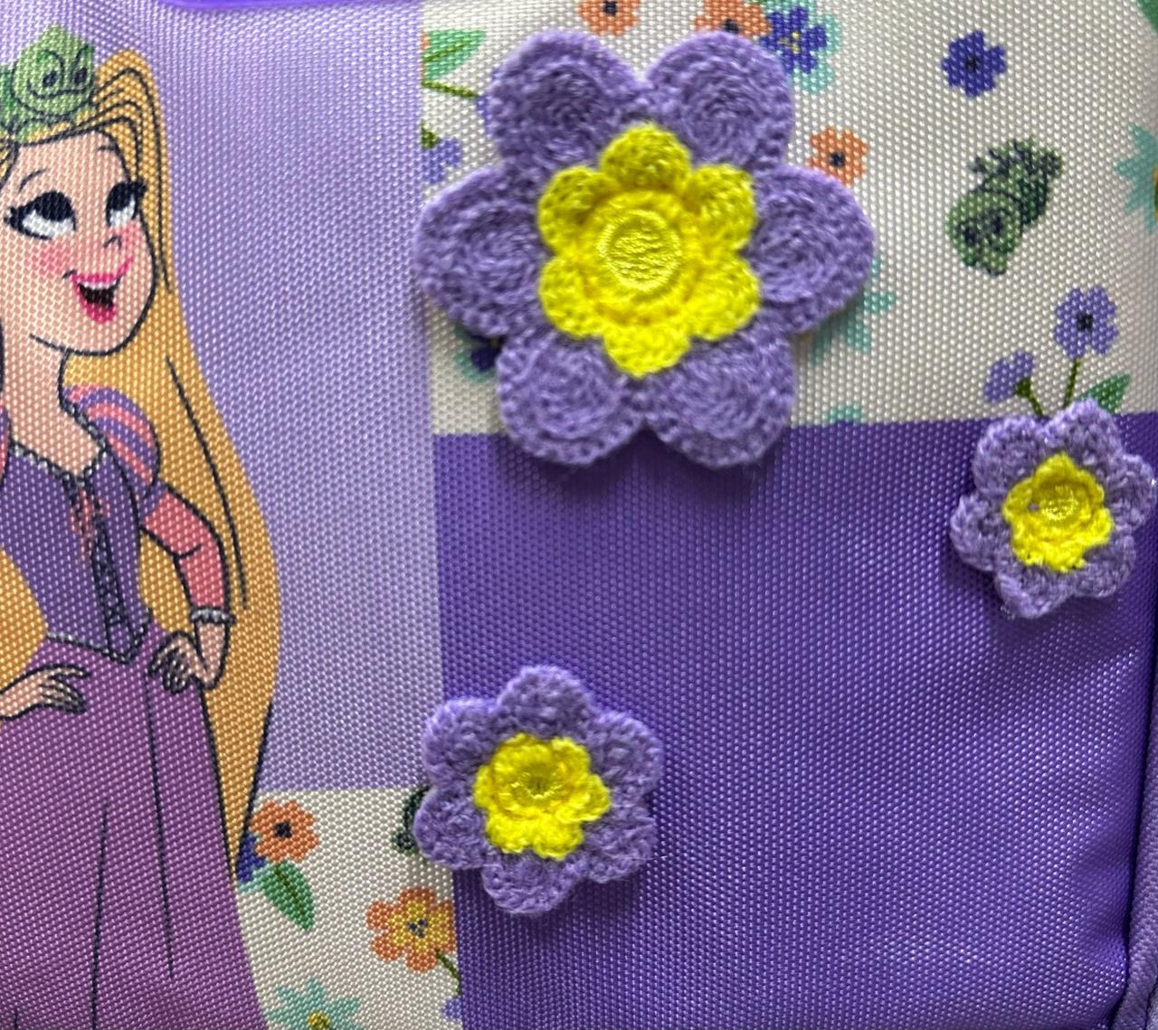 Mochila primaria Rapunzel flores Chenson