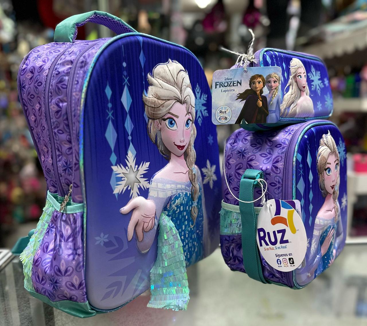Mochila primaria Elsa capa Ruz