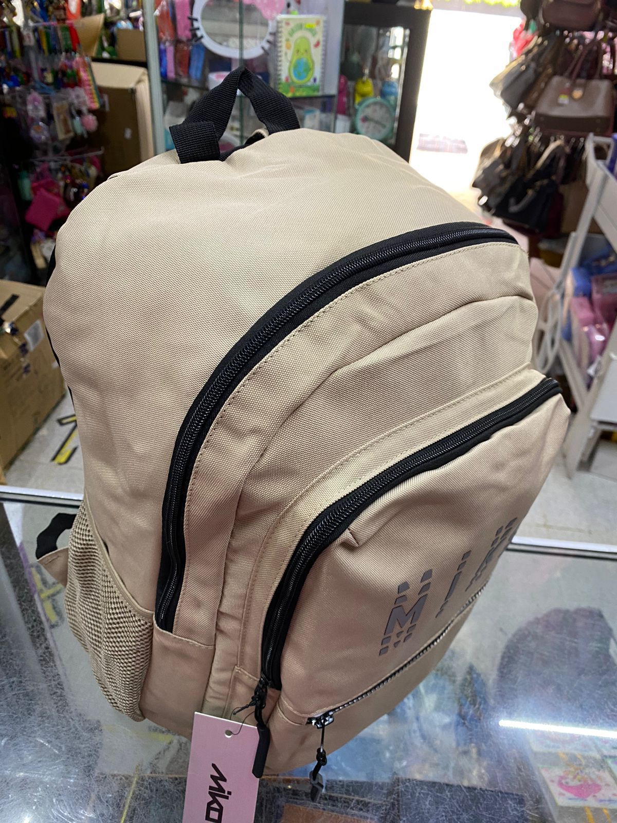 MOCHILA MIKO LETRAS TORNASOL