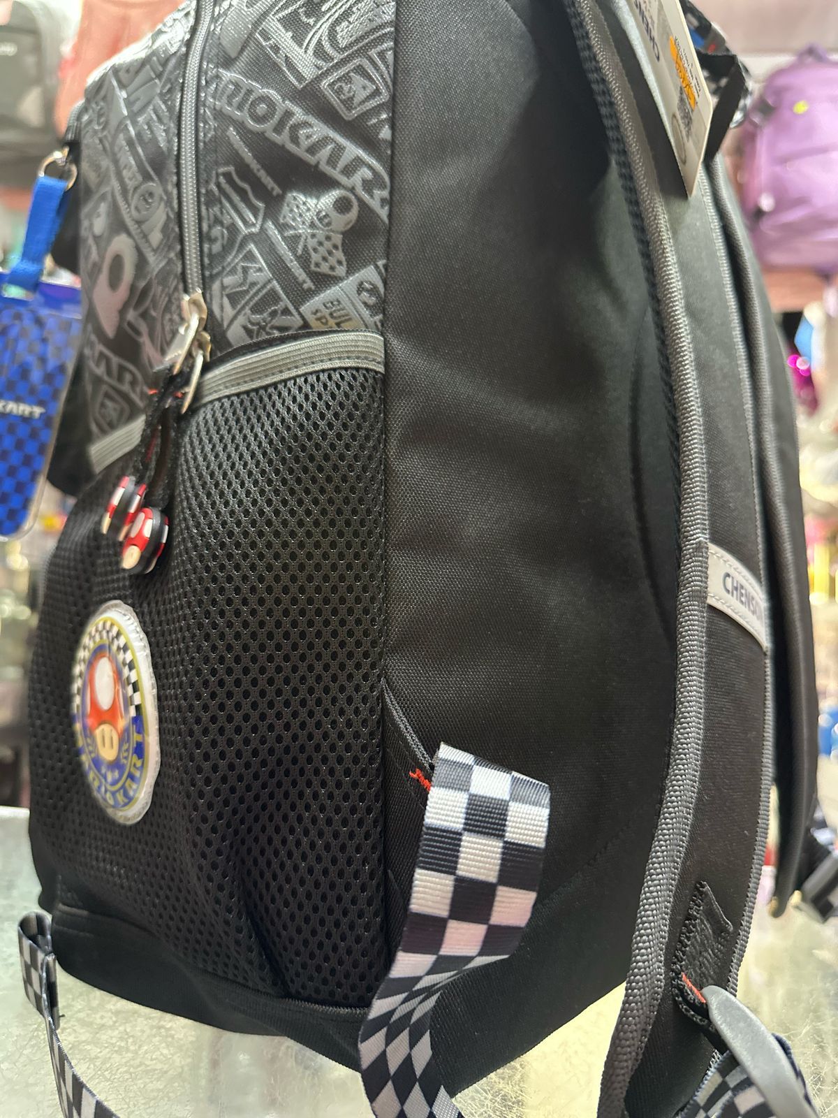 Mochila primaria Mario kart clásica Chenson
