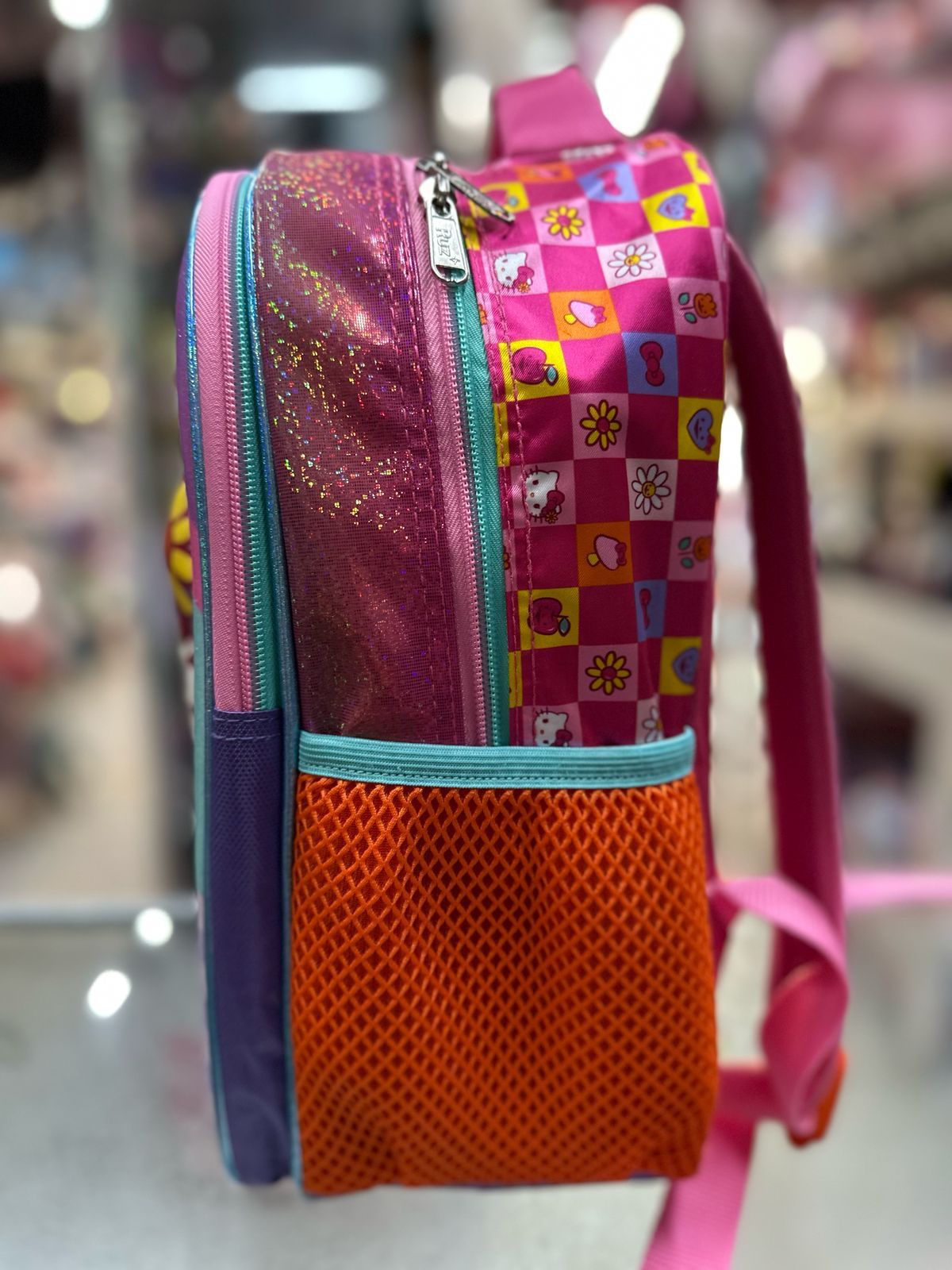 Mochila kinder Kitty flores Ruz