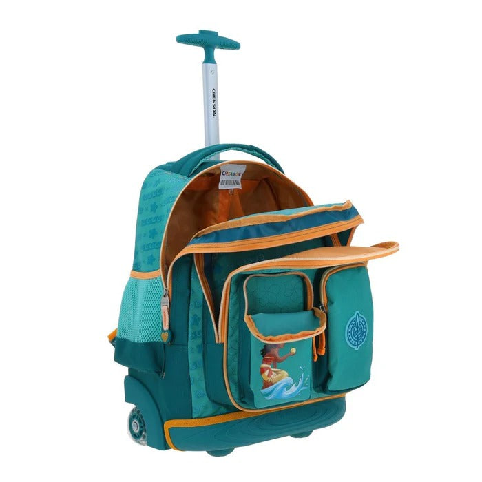 Mochila carro premium primaria Moana olas Chenson