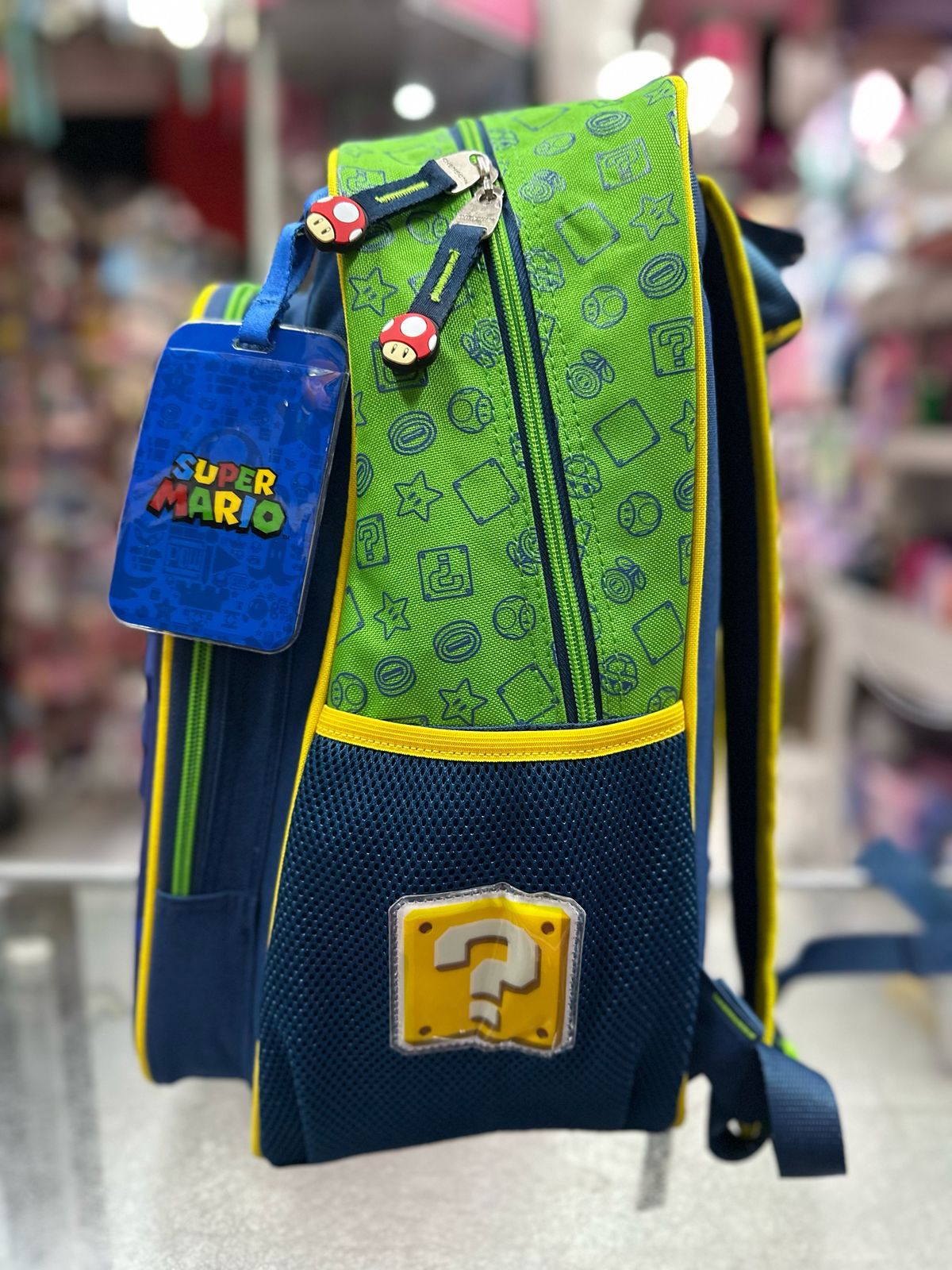 Mochila primaria Mario y Yoshi Chenson