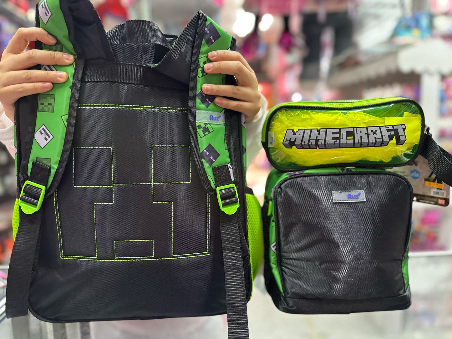 Combo kinder Minecraft transparente Ruz