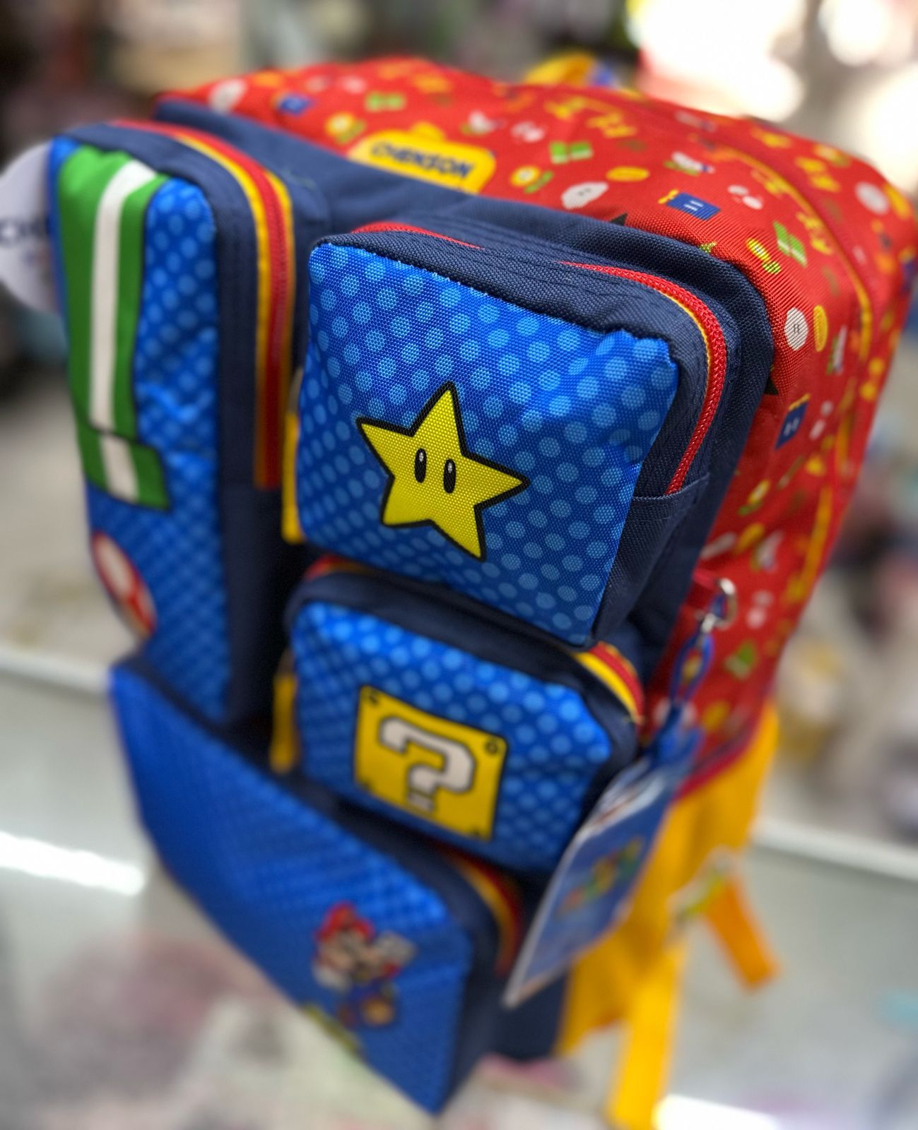 Mochila primaria mario Bross Chenson