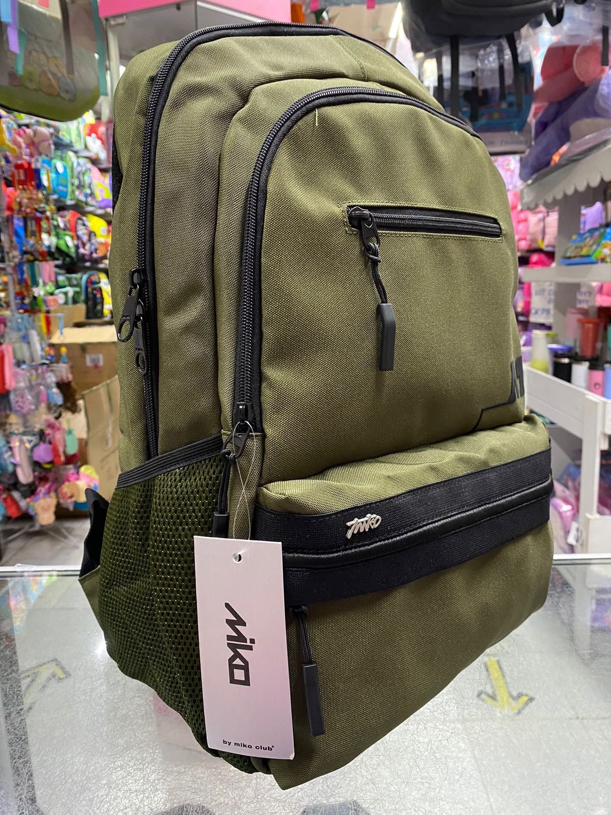MOCHILA MIKO JUVENIL CIERRE HORIZONTAL