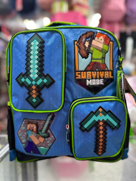 Mochila primaria Minecraft survival Ruz