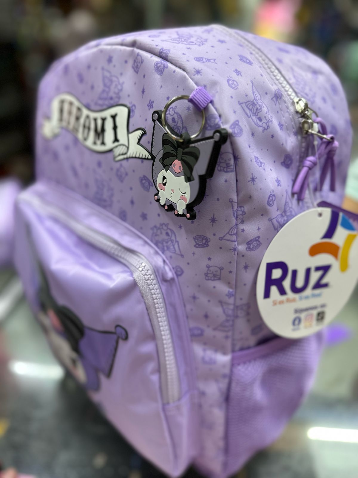 Mochila primaria Kuromi kawaii Ruz