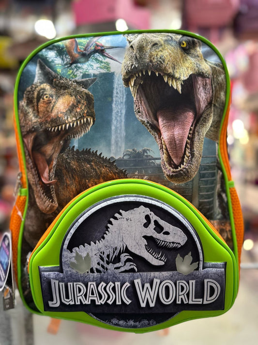 Mochila kinder Jurassic world Ruz