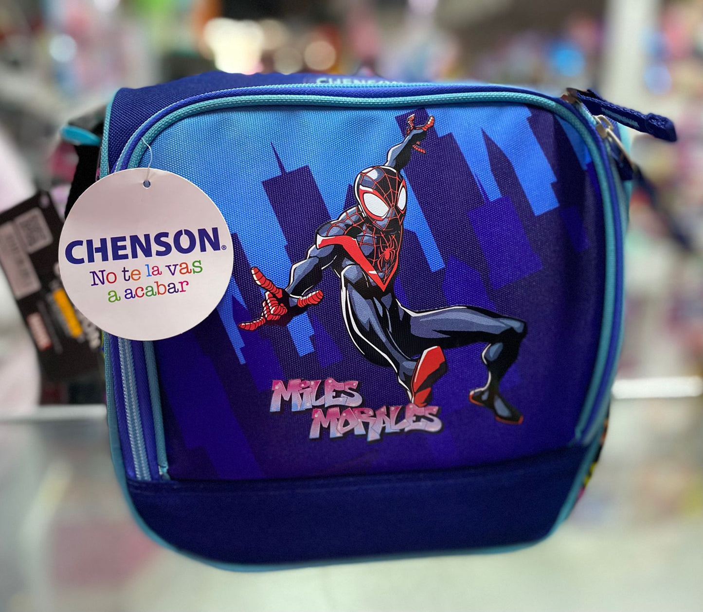 Combo primaria Miles Morales ciudad azul Chenson