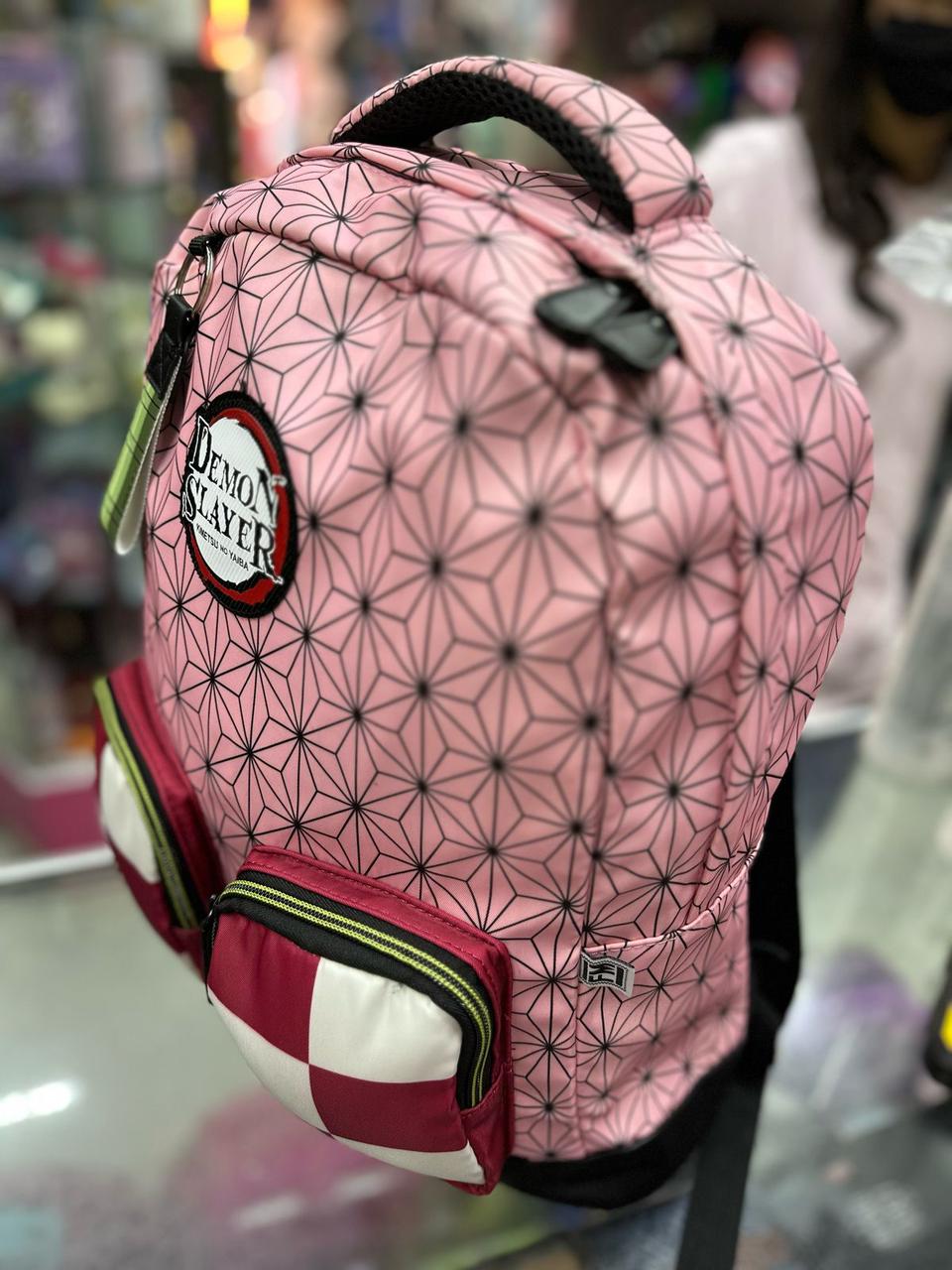 Mochila juvenil nesuko demon Slayer fotorama