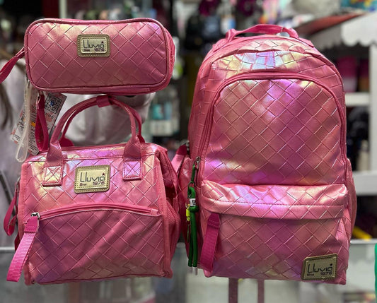 Combo primaria rombos tornasol fucsia lluvia