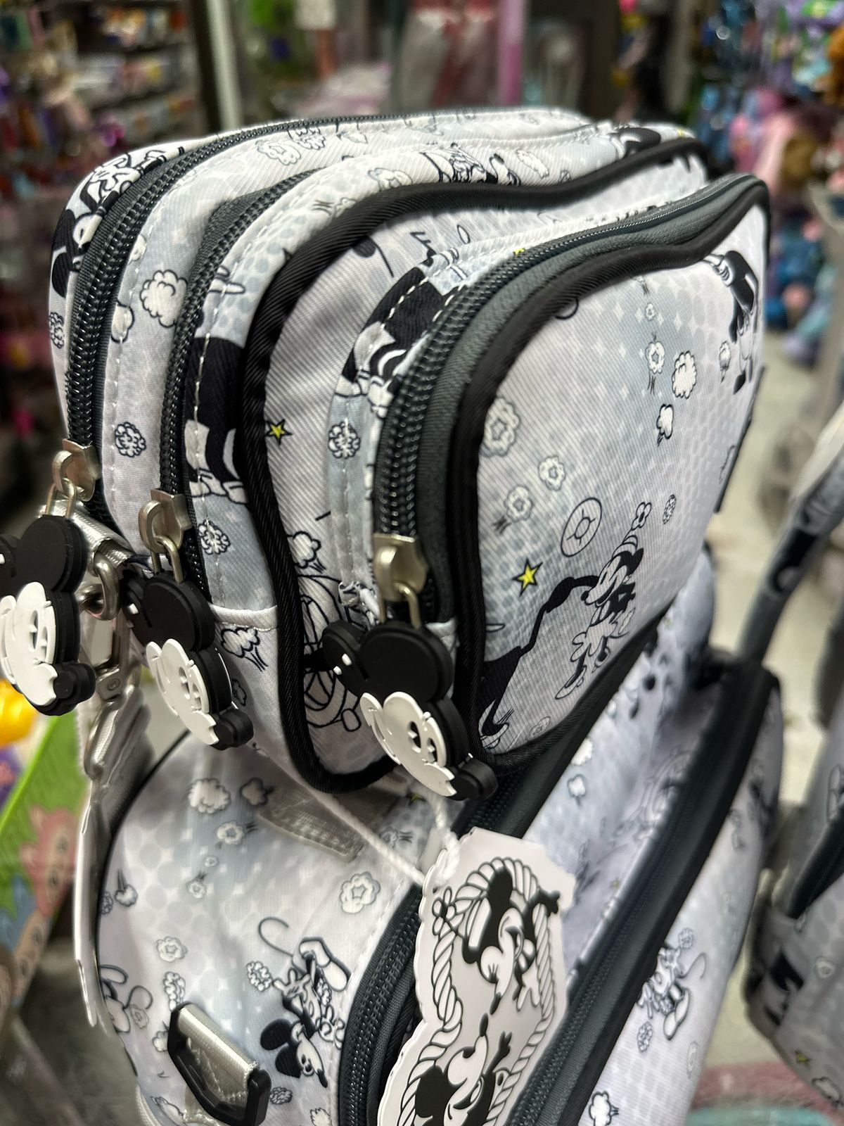 Combo primaria Mickey retro gris lluvia