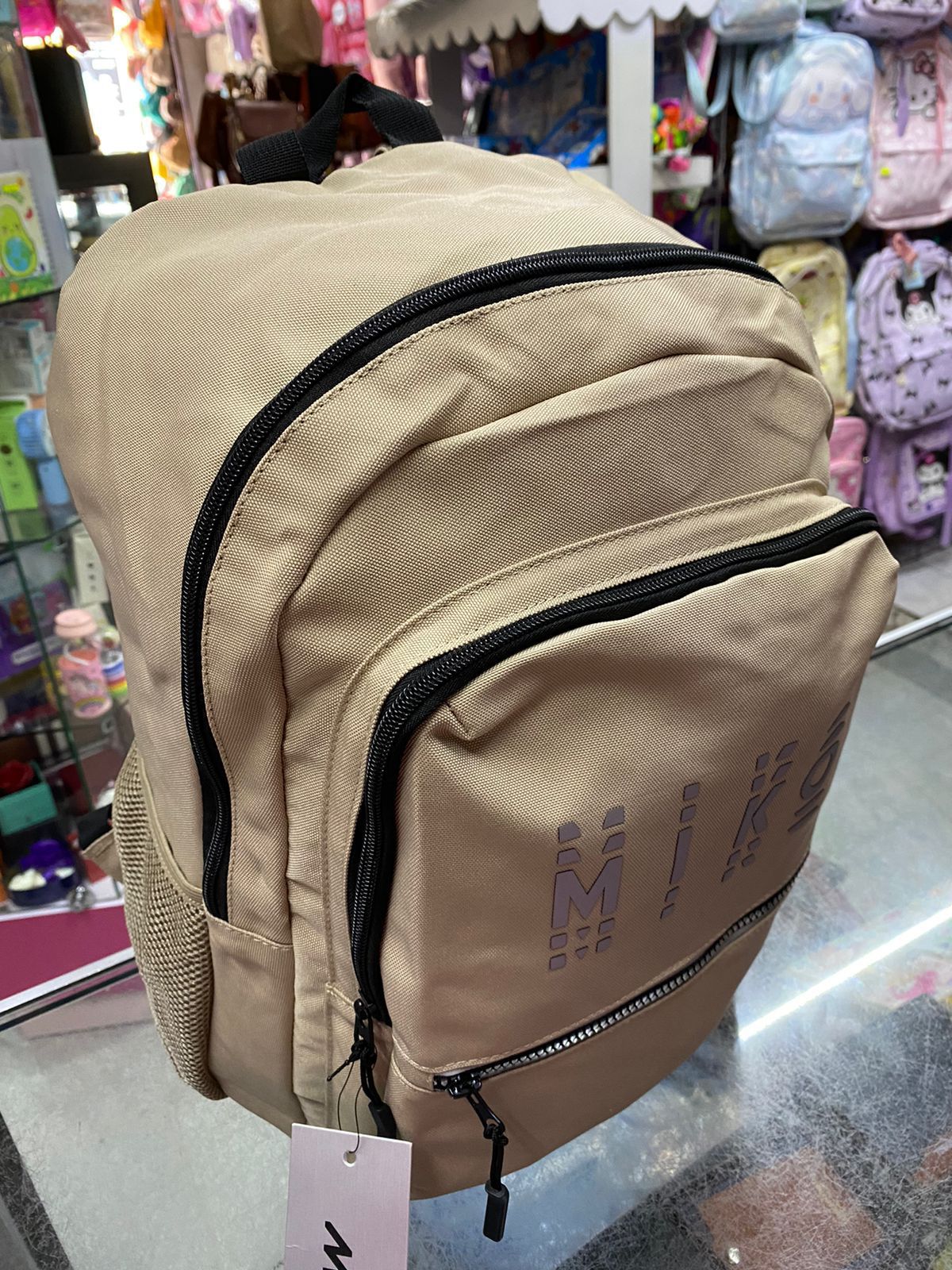 MOCHILA MIKO LETRAS TORNASOL