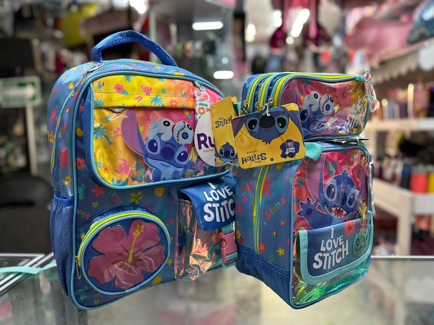 Combo primaria Stitch tornasol Ruz