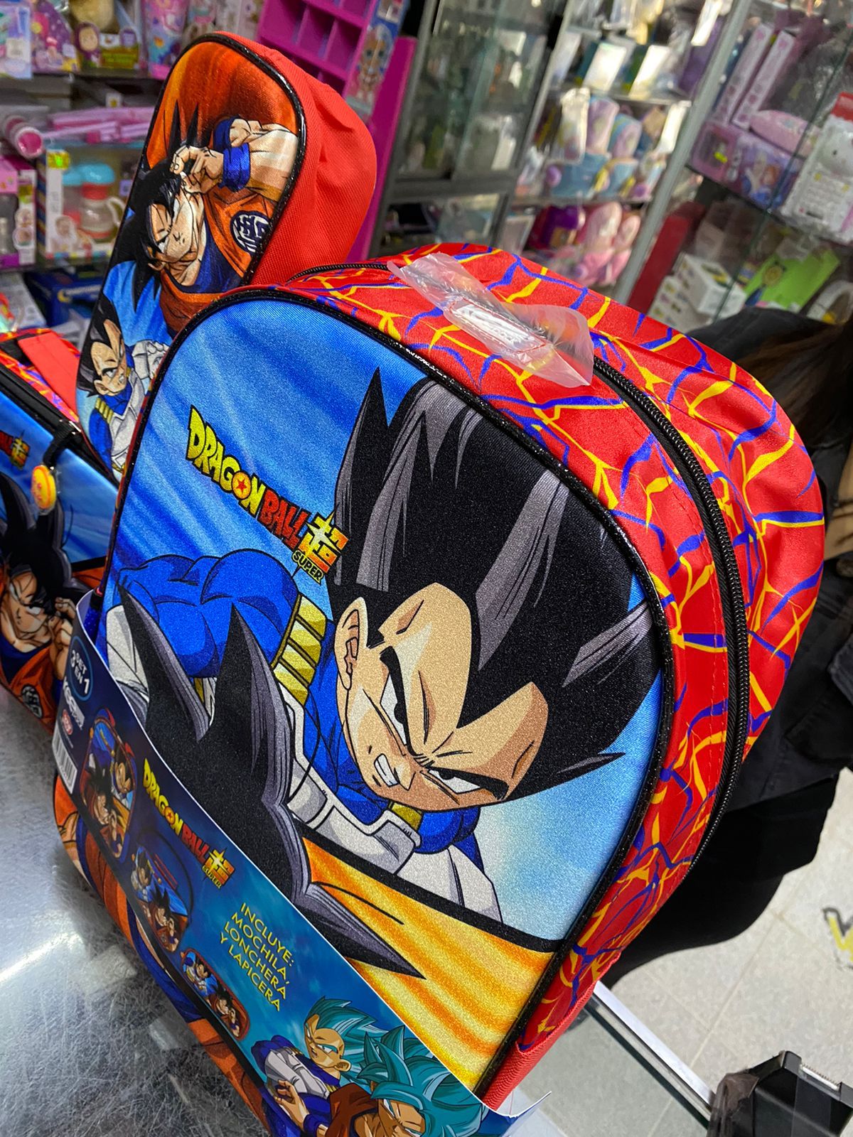 SET 3 EN 1 DRAGON BALL SUPER KEEPACK PRIMARIA
