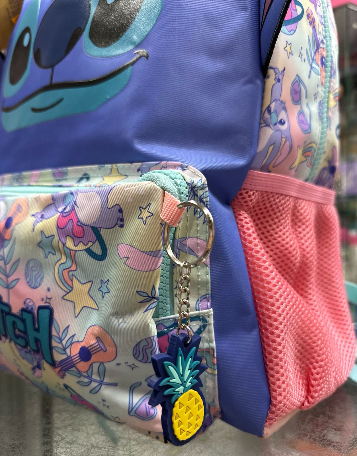 Mochila primaria Stitch orejas Ruz