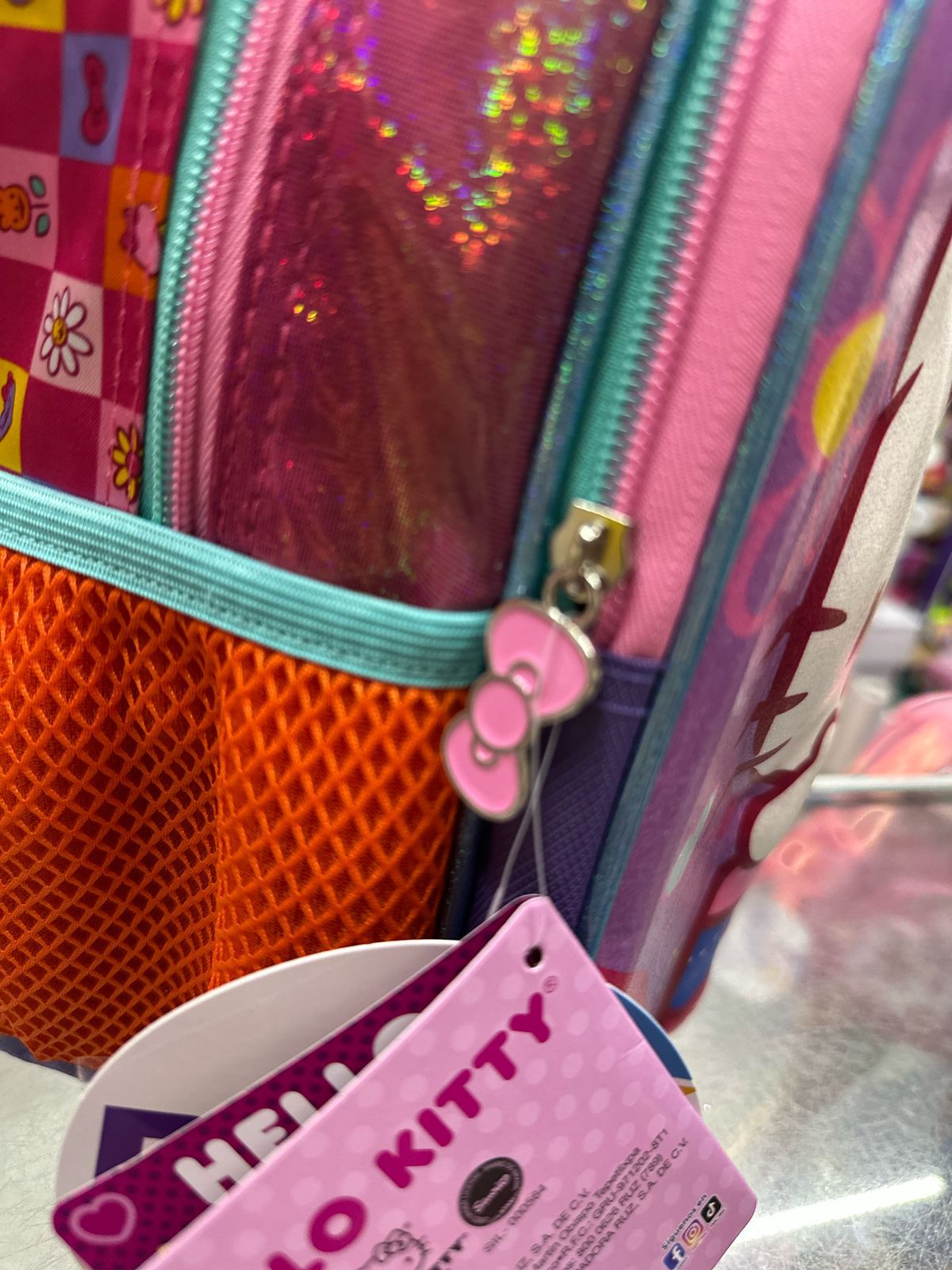 Mochila kinder Kitty flores Ruz