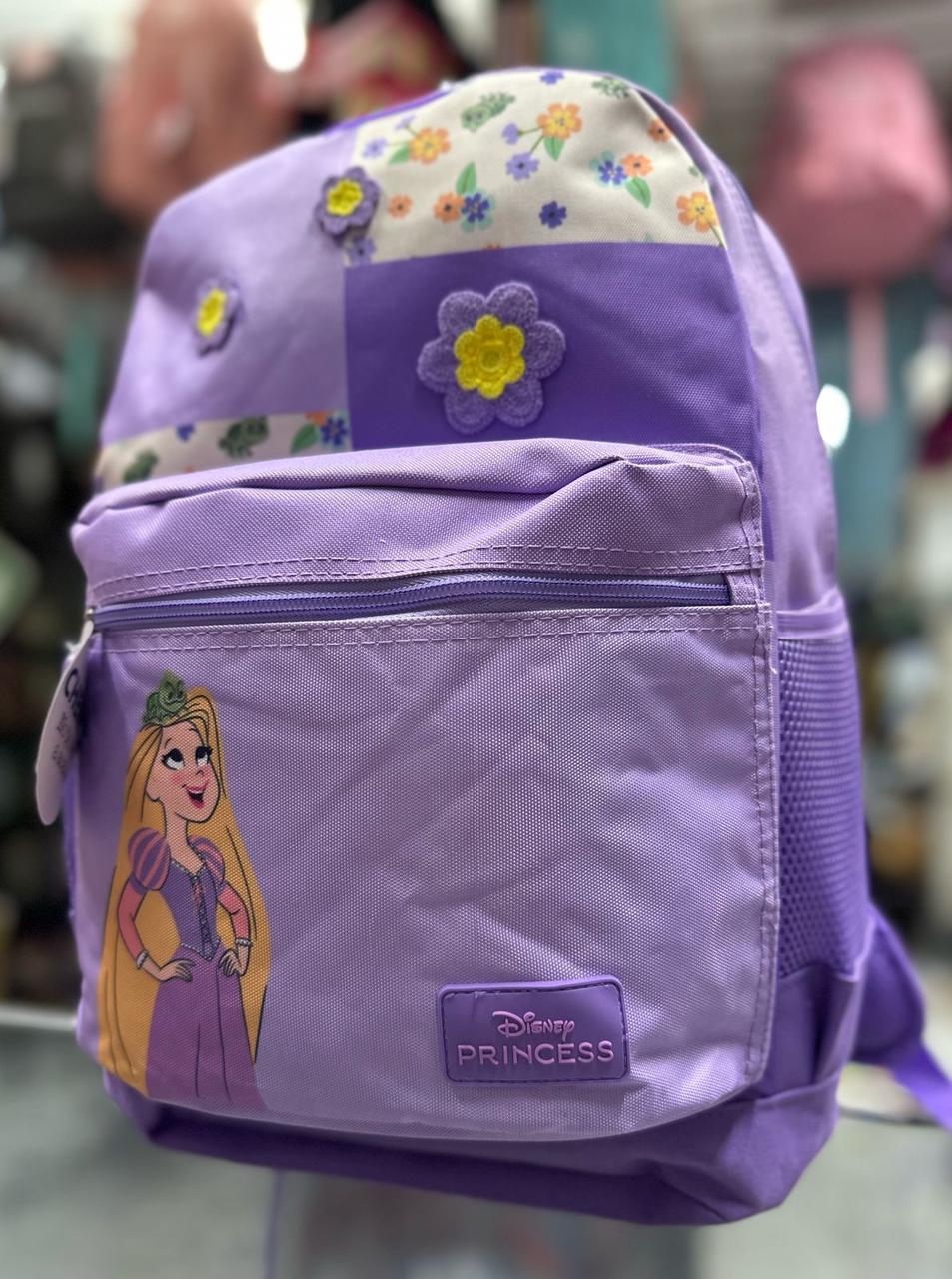 Mochila primaria Rapunzel flores Chenson