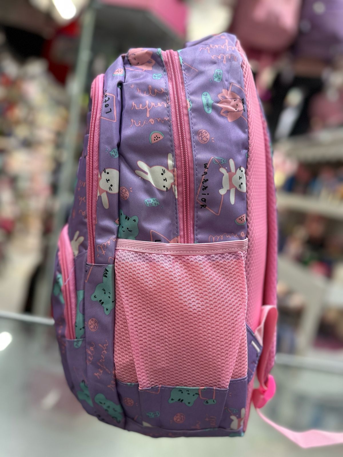 Mochila juvenil conejos y gatos