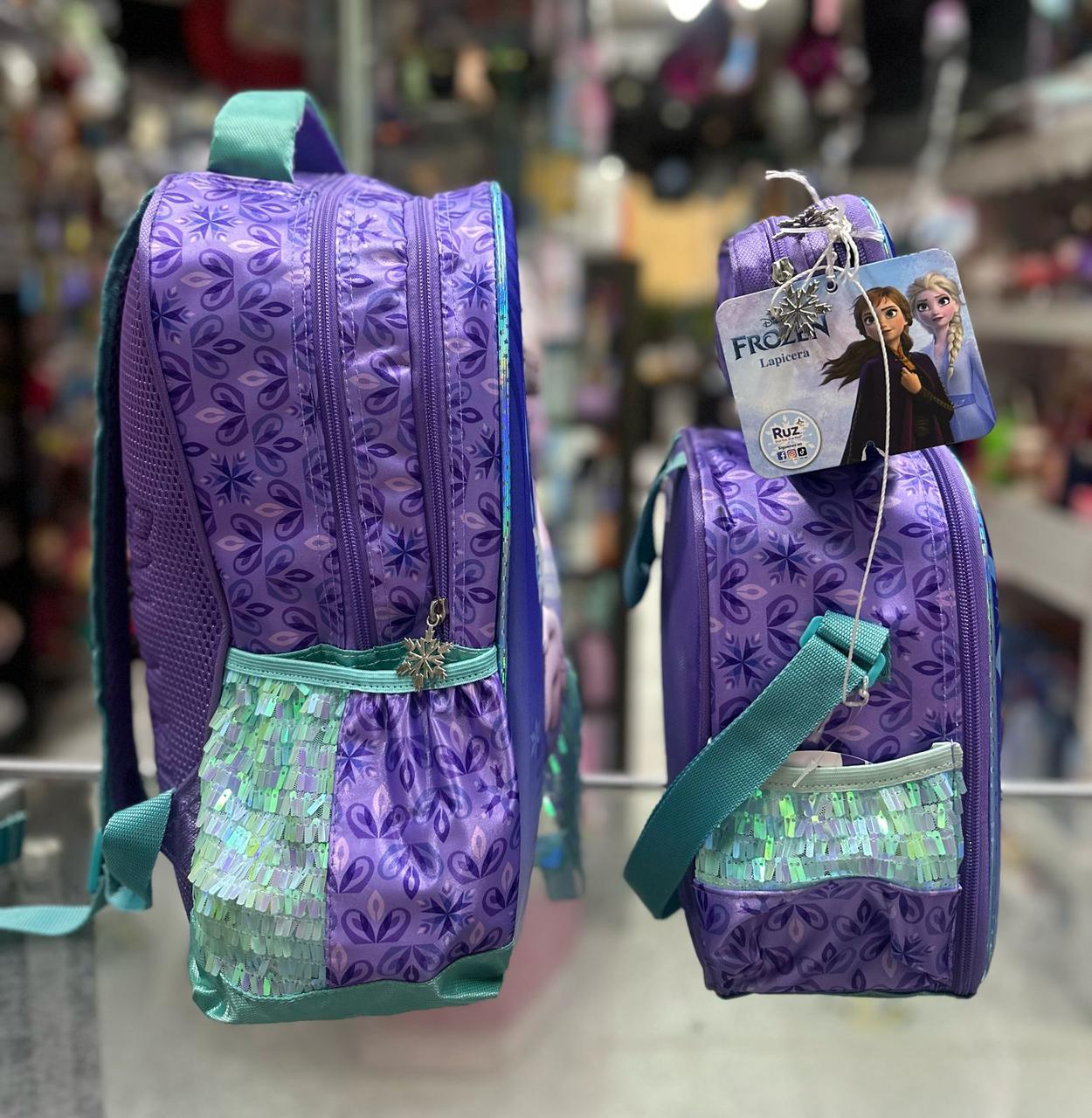 Mochila primaria Elsa capa Ruz