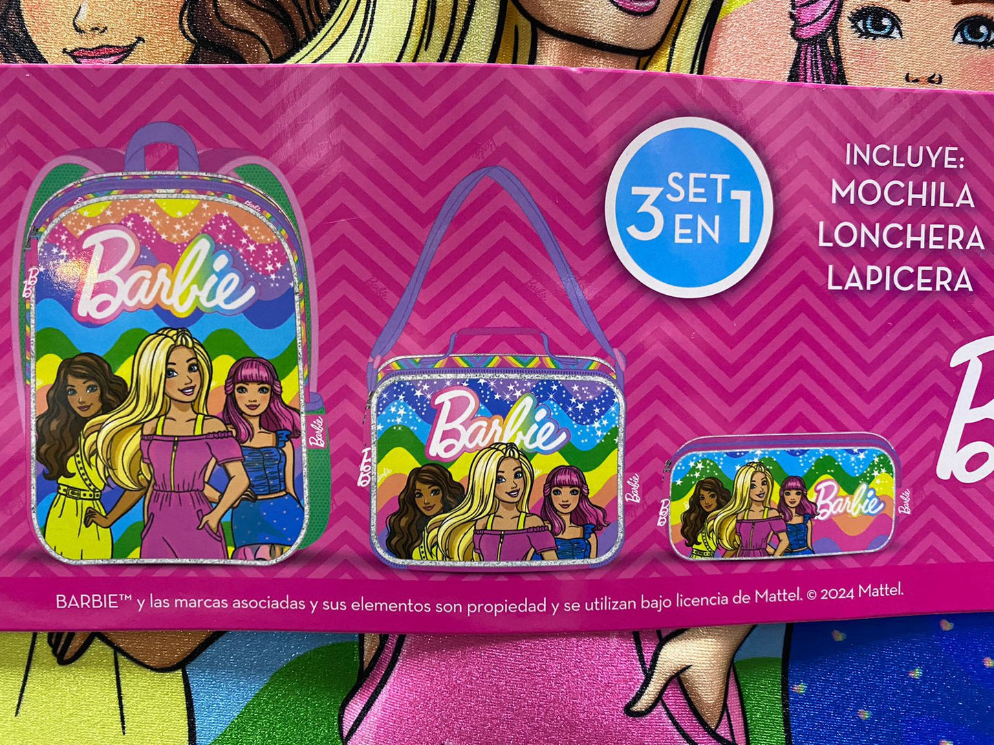 COMBO BARBIE ARCOIRIS KEEPACK PRIMARIA