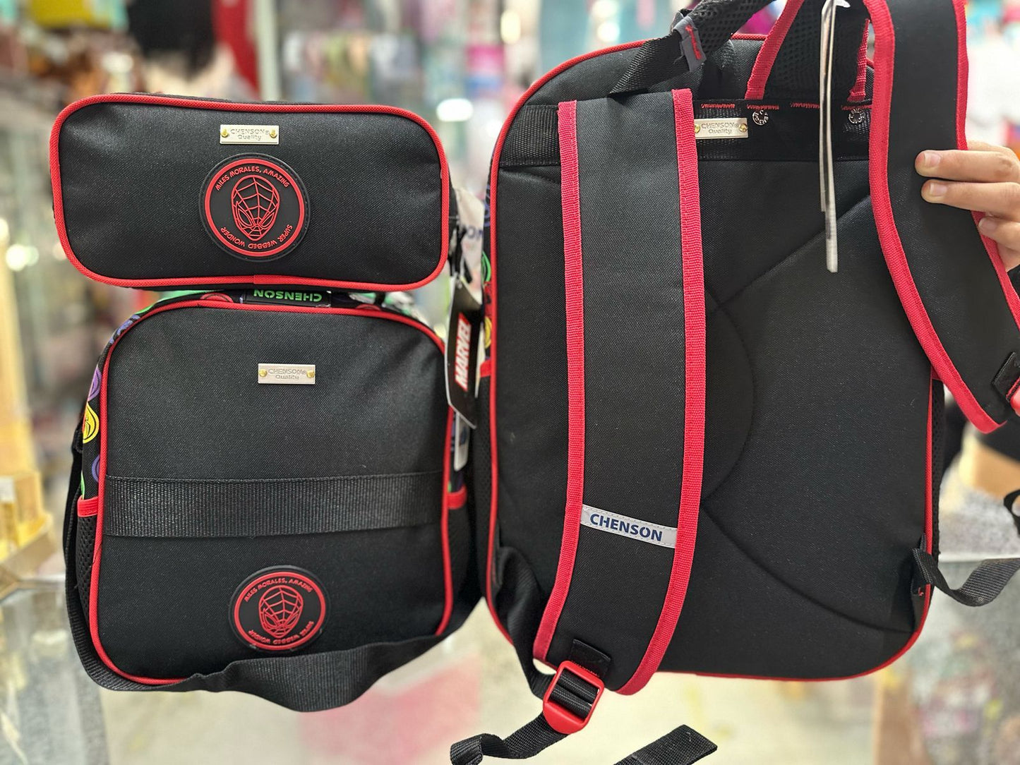 Combo primaria Miles Morales círculos Chenson
